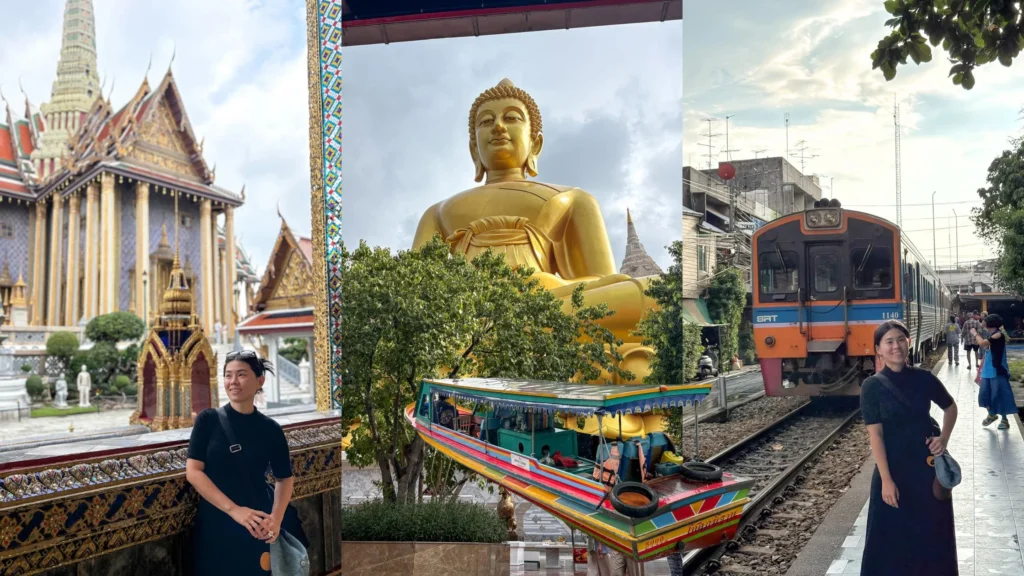曼谷寺庙一日游|大皇宫、Wat Arun、长尾船、Big Buddha到Talat Phlu - Fishagrams | 旅人小鱼 Wat Paknam Phasi Charoen 金色大佛与长尾船